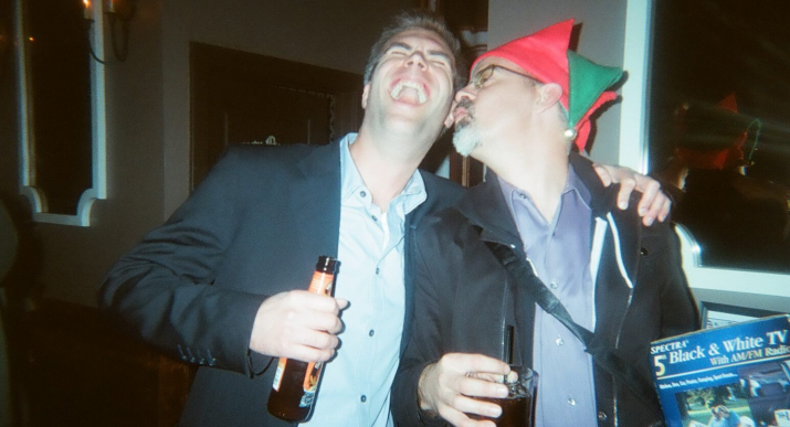 Dick and Brandon feeling the love at the Just annual partner appreciation event circa 2012.