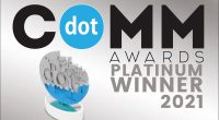 dotcomm awards 2021 platinum winner